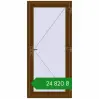 Ціноутворення Вхідні двері 900x1950 мм REHAU Euro-Design 60 WALNUT з двох сторін. Ціна: ₴24,820.04