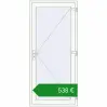 Ціноутворення Вхідні двері 1000x2200 мм REHAU Euro-Design 60 Білий (RAL 9016) з двох сторін. Ціна: €537.90