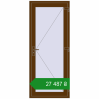Ціноутворення Вхідні двері 850x2050 мм REHAU Euro-Design 60 WALNUT з двох сторін. Ціна: ₴27,487.45