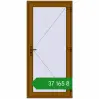Ціноутворення Вхідні двері 980x2100 мм REHAU Euro-Design 60 GOLDEN OAK з двох сторін. Ціна: ₴37,164.69
