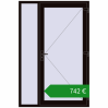Ціноутворення Вхідні двері 1400x2100 мм REHAU Euro-Design 60. Ціна: €741.69