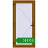 Ціноутворення Вхідні двері 1000x2100 мм REHAU Euro-Design 60 GOLDEN OAK з двох сторін. Ціна: ₴33,510.02