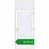 Ціноутворення Вхідні двері 1000x2500 мм REHAU Euro-Design 60 Білий (RAL 9016) з двох сторін. Ціна: ₴26,375.87