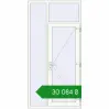 Ціноутворення Вхідні двері 1200x2400 мм REHAU Euro-Design 60 Білий (RAL 9016) з двох сторін. Ціна: ₴30,084.39
