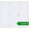Ціноутворення Вхідні двері 2300x2150 мм REHAU Brillant-Design Білий (RAL 9016) з двох сторін. Ціна: ₴52,606.92