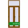 Ціноутворення Вхідні двері 1100x2600 мм REHAU Euro-Design 60 GOLDEN OAK з двох сторін. Ціна: ₴54,698.74
