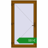 Ціноутворення Вхідні двері 1100x2040 мм REHAU Euro-Design 60. Ціна: €551.46