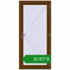 Ціноутворення Вхідні двері 980x2100 мм REHAU Brillant-Design WALNUT з двох сторін. Ціна: ₴30,877.20