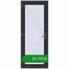 Ціноутворення Вхідні двері 850x2100 мм REHAU Euro-Design 60 ANTHRACITE_GREY_GLATT з двох сторін. Ціна: ₴24,169.53