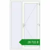 Ціноутворення Вхідні двері 1400x2300 мм REHAU Euro-Design 60 Білий (RAL 9016) з двох сторін. Ціна: ₴28,732.21