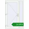 Ціноутворення Вхідні двері 1170x1830 мм REHAU Euro-Design 60 Білий (RAL 9016) з двох сторін. Ціна: ₴24,599.03