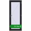 Ціноутворення Вхідні двері 900x2200 мм REHAU Euro-Design 60 BLACK_ULTI-MATT з двох сторін. Ціна: ₴25,066.26