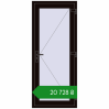 Ціноутворення Вхідні двері 800x1900 мм REHAU Euro-Design 60 BLACK_BROWN з двох сторін. Ціна: ₴20,728.05