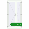 Ціноутворення Вхідні двері 1200x2300 мм REHAU Euro-Design 60 Білий (RAL 9016) з двох сторін. Ціна: €870.77