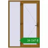Ціноутворення Вхідні двері 1400x2100 мм REHAU Euro-Design 60 LIGHT_OAK з двох сторін. Ціна: ₴34,046.68