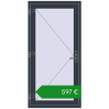 Ціноутворення Вхідні двері 920x1850 мм REHAU Euro-Design 60 ANTHRACITE_GREY_STRUKTURAL ззовні. Ціна: €596.82