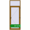 Ціноутворення Вхідні двері 1000x2700 мм REHAU Brillant-Design LIGHT_OAK з двох сторін. Ціна: ₴38,162.10