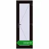Ціноутворення Вхідні двері 700x2050 мм REHAU Euro-Design 60 BLACK_BROWN з двох сторін. Ціна: ₴23,820.77