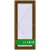 Ціноутворення Вхідні двері 900x2100 мм REHAU Euro-Design 60 WALNUT з двох сторін. Ціна: ₴25,745.52