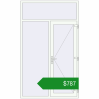Ціноутворення Вхідні двері 1500x2500 мм REHAU SYNEGO Білий (RAL 9016) з двох сторін. Ціна: $787.29