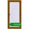 Ціноутворення Вхідні двері 1000x2100 мм REHAU Euro-Design 60 GOLDEN OAK з двох сторін. Ціна: ₴30,341.70