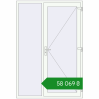 Ціноутворення Вхідні двері 1500x2200 мм REHAU SYNEGO LIGHT_OAK ззовні. Ціна: ₴58,069.07