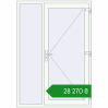 Ціноутворення Вхідні двері 1400x2000 мм REHAU Brillant-Design Білий (RAL 9016) з двох сторін. Ціна: ₴28,270.45
