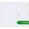 Ціноутворення Вхідні двері 2300x2000 мм REHAU Euro-Design 60 Білий (RAL 9016) з двох сторін. Ціна: ₴36,867.86