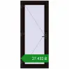 Ціноутворення Вхідні двері 850x2040 мм REHAU Euro-Design 60 BLACK_BROWN з двох сторін. Ціна: ₴27,432.38