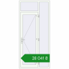 Ціноутворення Вхідні двері 1100x2448 мм REHAU Euro-Design 60 Білий (RAL 9016) з двох сторін. Ціна: ₴28,041.49