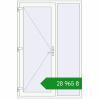 Ціноутворення Вхідні двері 1400x2100 мм REHAU Euro-Design 60 Білий (RAL 9016) з двох сторін. Ціна: ₴28,965.03