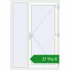 Ціноутворення Вхідні двері 1400x2000 мм REHAU Brillant-Design Білий (RAL 9016) з двох сторін. Ціна: ₴27,915.55