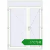 Ціноутворення Вхідні двері 1700x2400 мм REHAU Brillant-Design Білий (RAL 9016) з двох сторін. Ціна: ₴57,078.02