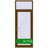 Ціноутворення Вхідні двері 950x2500 мм REHAU Brillant-Design WALNUT з двох сторін. Ціна: ₴34,710.85