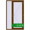 Ціноутворення Вхідні двері 1270x2100 мм REHAU SYNEGO WALNUT з двох сторін. Ціна: ₴52,431.39