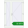 Ціноутворення Вхідні двері 1500x2150 мм REHAU Brillant-Design ANTHRACITE_GREY_STRUKTURAL ззовні. Ціна: ₴58,489.37
