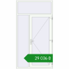 Ціноутворення Вхідні двері 1400x2600 мм REHAU Euro-Design 60 Білий (RAL 9016) з двох сторін. Ціна: ₴29,035.91