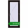 Ціноутворення Вхідні двері 900x2100 мм REHAU Euro-Design 60 BLACK_BROWN з двох сторін. Ціна: ₴24,545.04