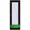 Ціноутворення Вхідні двері 700x2000 мм REHAU Euro-Design 60 BLACK_BROWN з двох сторін. Ціна: ₴23,605.50