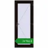 Ціноутворення Вхідні двері 800x2000 мм REHAU Euro-Design 60 BLACK_BROWN з двох сторін. Ціна: ₴24,965.53