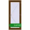 Ціноутворення Вхідні двері 900x2100 мм REHAU Euro-Design 60 WALNUT з двох сторін. Ціна: ₴23,878.99