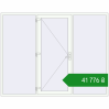Ціноутворення Вхідні двері 2700x2100 мм REHAU Euro-Design 60 Білий (RAL 9016) з двох сторін. Ціна: ₴41,775.71