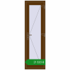 Ціноутворення Вхідні двері 600x2000 мм REHAU Euro-Design 60 WALNUT з двох сторін. Ціна: ₴21,320.28