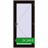 Ціноутворення Вхідні двері 900x2000 мм REHAU Euro-Design 60 BLACK_BROWN з двох сторін. Ціна: ₴24,247.50