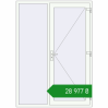 Ціноутворення Вхідні двері 1500x2100 мм REHAU Brillant-Design Білий (RAL 9016) з двох сторін. Ціна: ₴28,976.75