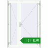Ціноутворення Вхідні двері 1500x2150 мм REHAU Brillant-Design BLACK_BROWN ззовні. Ціна: €1,511.27