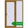Ціноутворення Вхідні двері 1400x2100 мм REHAU Brillant-Design LIGHT_OAK з двох сторін. Ціна: ₴42,454.96