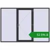Ціноутворення Вхідні двері 3000x2100 мм REHAU Brillant-Design ANTHRACITE_GREY_GLATT з двох сторін. Ціна: ₴52,595.75