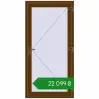 Ціноутворення Внутрішні двері 1000x2000 мм REHAU Т94/60 WALNUT з двох сторін. Ціна: ₴22,098.57