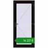 Ціноутворення Внутрішні двері 900x1990 мм REHAU Т94/60 BLACK_BROWN з двох сторін. Ціна: ₴16,220.90
